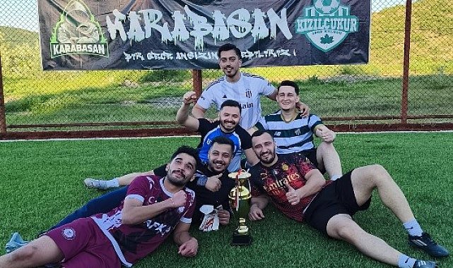Kızılçukur Köyü'nde futbol turnuvası gerçekleştirildi