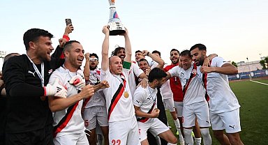 KKTC Milli Futbol Takımı, Padania'yı 6-1 yenerek CONIFA Avrupa şampiyonu oldu