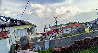 Konya'da ev yangını paniğe neden oldu