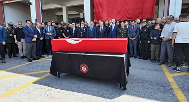 Konya'da şehit itfaiye erine uğurlama töreni