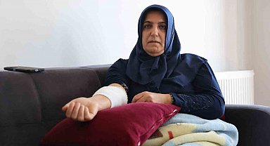 Köpek saldırısına uğrayıp yaralanan kadın o anları anlattı