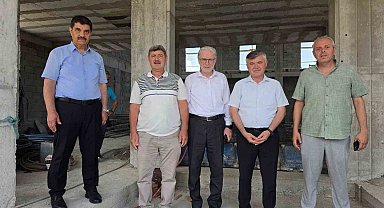 Köyceğiz Zeytinalanı Merkez Camii inşaatı hızla yükseliyor
