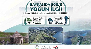 Kurban Bayramı'nda binlerce kişi Eğil'i ziyaret etti