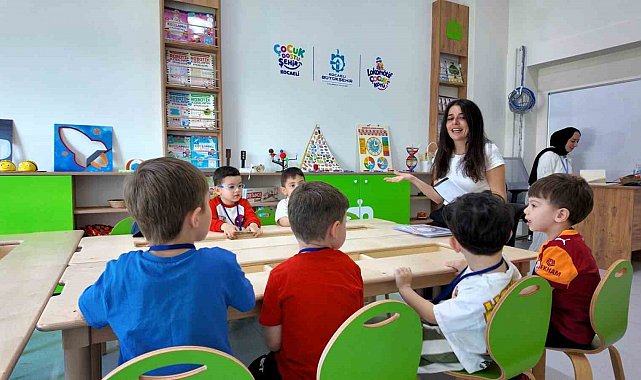 Lokomotif Çocuk Köyü Lotus'ta ilk ders heyecanı yaşandı