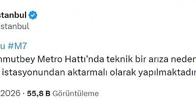 M7 Metro Hattı'nda arıza: Vatandaşlar tünelde yürüdü