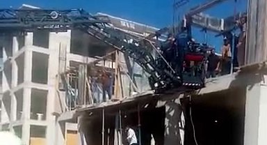 Malatya'da inşaattan düşen işçi yaralandı