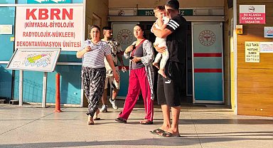 Mangal ateşine düşen çocuk yaralandı