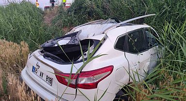 Manisa'da trafik kazası: 2'si çocuk 3 yaralı