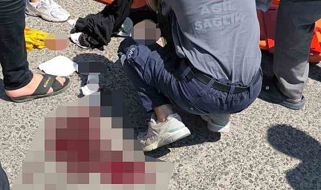 Mardin'de motosikletten düşen kadın ağır yaralandı