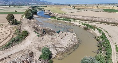 Menderes Nehri'nde ıslah çalışmaları sürüyor