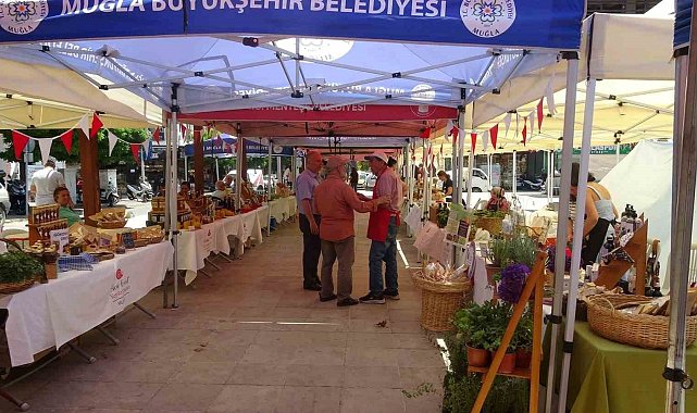 Menteşe Kurşunlu Meydanı'nda Slow Food Şenliği düzenlendi