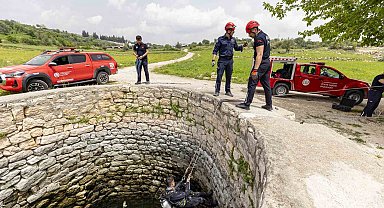 Mersin itfaiyesinden boğulma vakalarına karşı tatbikat