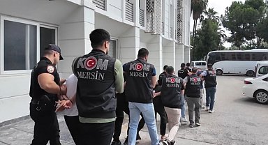 Mersin'de suç örgütüne yönelik operasyonda 16 tutuklama