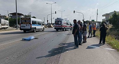 Mersin'de trafik kazası: 1 ölü, 1 yaralı