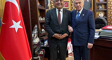 MHP Lideri Bahçeli, Diyarbakır Milletvekili Tanrıkulu ile bir araya geldi