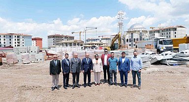 Milletvekili Gürcan ve Başkan Albayrak'tan Kocakır TOKİ şantiyesine ziyaret