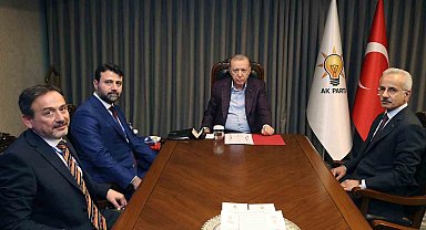 Milletvekilleri Şahin ve Keskinkılıç, Cumhurbaşkanı Erdoğan ile Karabük'ü görüştü