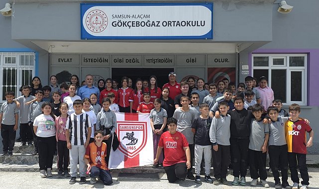 Milli sporcular köy okulunda bocceyi tanıttı