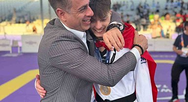 Milli taekwondocu Berkay Erer, Roma'da altın madalya kazandı