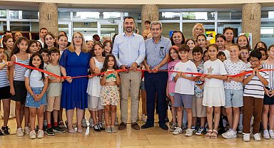 Minik ressamların eserleri beğeni topladı