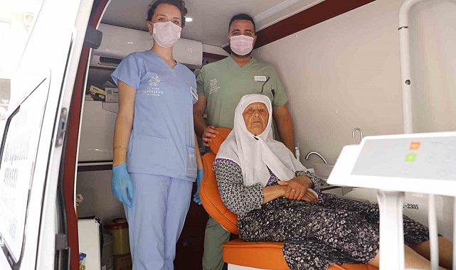 Mobil Diş Kliniği Aracı kırsal mahallelerde hizmete başladı