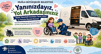 Mobil tekerlekli sandalye tamir aracı 'Engelsiz Muğla' için yollarda