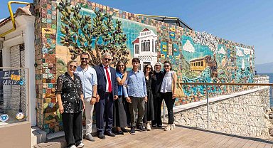 Mudanya Sahili 'Seramik dayanışma panosu' ile renklendi