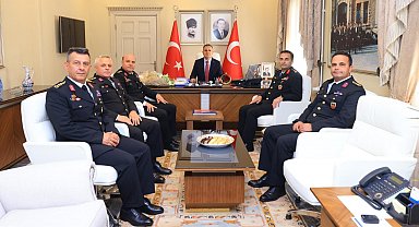 Muğla Valisi Akbıyık, Jandarma'yı ağırladı