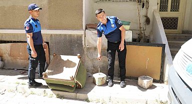 Nazilli Belediyesi'nden kaldırım işgallerine denetim
