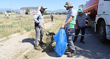 Nazilli'de belediye ekipleri sahaya indi