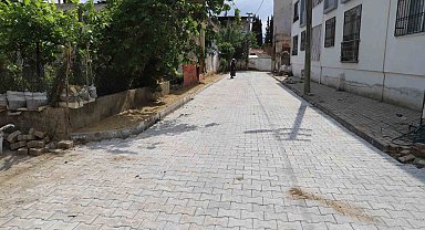 Nazilli'de yol çalışmaları sürüyor