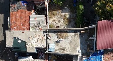 Nefes kesen uyuşturucu operasyonu dronla görüntülendi