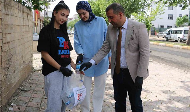 Öğrencilerden çevre duyarlılığı ve dayanışma örneği