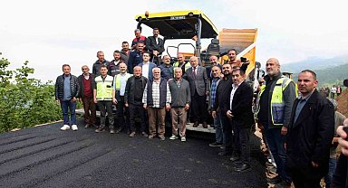 Ordu'da 3 ilçeyi ilgilendiren yolda sıcak asfalt çalışması