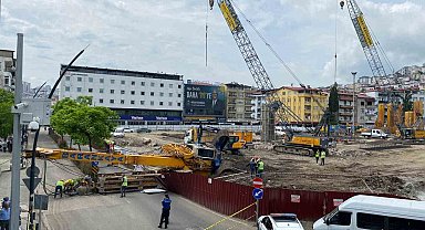 Ordu'da iş makinesi devrildi: 1 yaralı