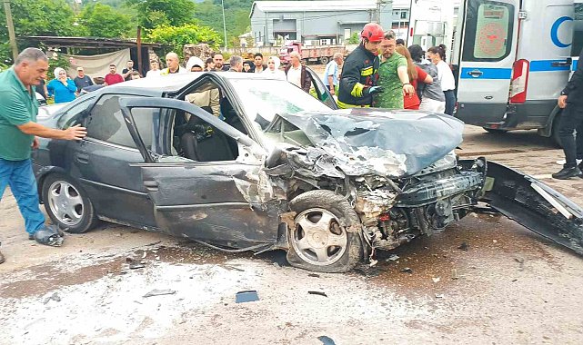 Ordu'da trafik kazası: 5 yaralı