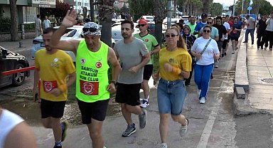 Organ bağışına dikkat çekmek için farkındalık koşusu