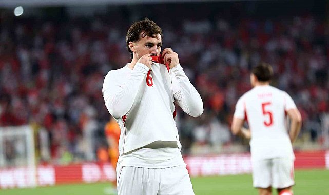 Orkun Kökçü milli formayla 4. golünü kaydetti