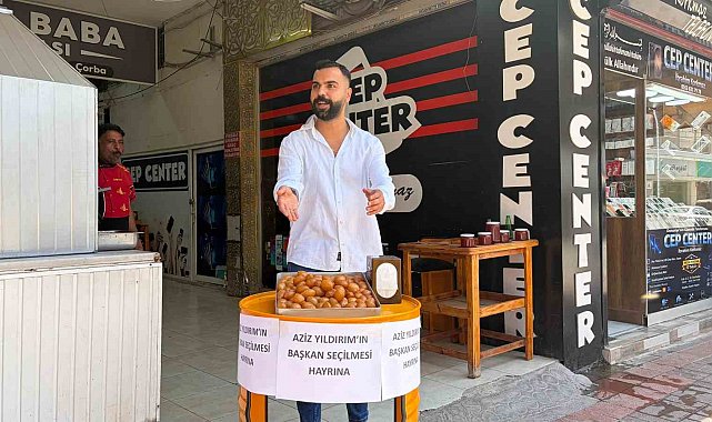 Osmaniye'de Aziz Yıldırım'ın başkanlığına lokmalı kutlama