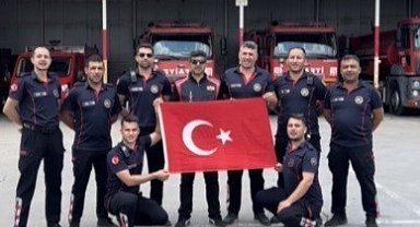 Osmaniye'de itfaiyecilerden A Milli Takım'a klipli destek