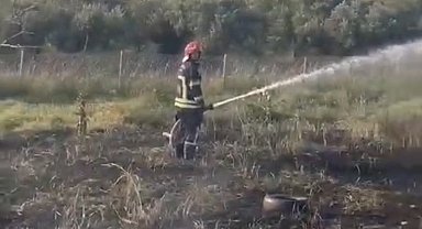 Osmaniye'de tankerin lastiklerinden çıkan yangın zeytin bahçesine sıçradı