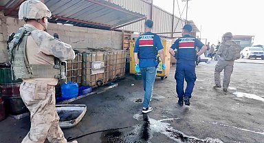 Osmaniye'de toprağa gömülü tankta kaçak akaryakıt bulundu