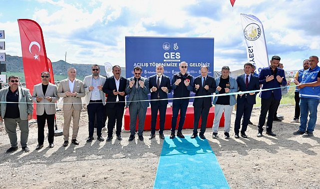 Özbelsan Güneş Enerji Santrali hizmete açıldı