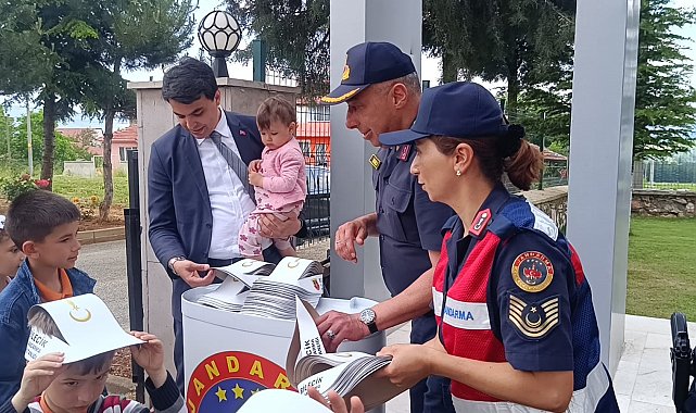 Pazaryeri'nde jandarmadan öğrencilere unutulmaz gün