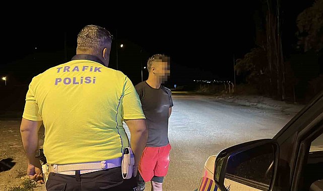 Polis uygulamasını görünce aracını park etti: 1.24 promil alkollü çıktı
