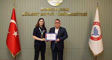 Rektör Özölçer Dünya Şampiyonu Basancı'yı kabul etti