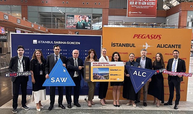 Sabiha Gökçen'in İspanya ağı Alicante ile genişliyor