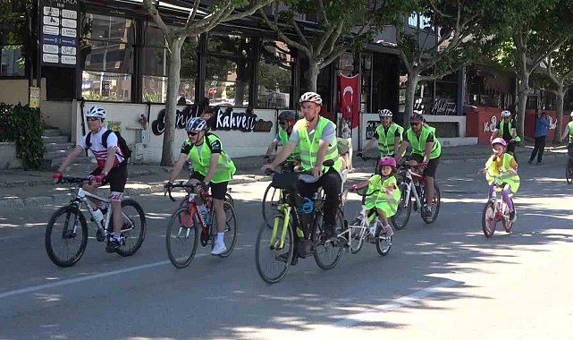 Sağlıklı hayat için pedal çevirdiler