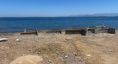 Sahile beton dökümüne 150 bin TL ceza