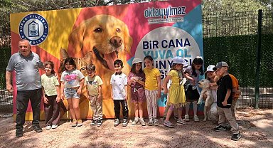 Sahipsiz sokak hayvanları tedavi merkezi ve doğal yaşam alanı, öğrencileri ağırladı